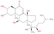 Cholest-7-en-6-one, 2,3,11,14,20,22-hexahydroxy-, (2β,3β,5β,11α,22R)-