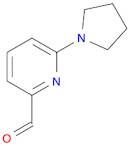 2-Pyridinecarboxaldehyde, 6-(1-pyrrolidinyl)-