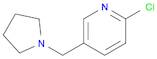 Pyridine, 2-chloro-5-(1-pyrrolidinylmethyl)-