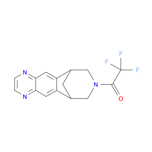 Ethanone, 2,2,2-trifluoro-1-(6,7,9,10-tetrahydro-6,10-methano-8H-pyrazino[2,3-h][3]benzazepin-8-yl…