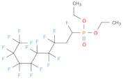 Phosphonic acid, (3,3,4,4,5,5,6,6,7,7,8,8,9,9,9-pentadecafluoro-1-iodononyl)-, diethyl ester (8C...