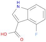 1H-Indole-3-carboxylic acid, 4-fluoro-