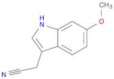 1H-Indole-3-acetonitrile, 6-methoxy-