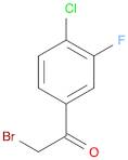 Ethanone, 2-bromo-1-(4-chloro-3-fluorophenyl)-