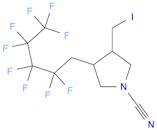 1-Pyrrolidinecarbonitrile, 3-(iodomethyl)-4-(2,2,3,3,4,4,5,5,5-nonafluoropentyl)-