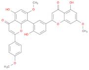 4H-1-Benzopyran-4-one, 5-hydroxy-8-[2-hydroxy-5-(5-hydroxy-7-methoxy-4-oxo-4H-1-benzopyran-2-yl)ph…