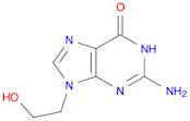 6H-Purin-6-one, 2-amino-1,9-dihydro-9-(2-hydroxyethyl)-