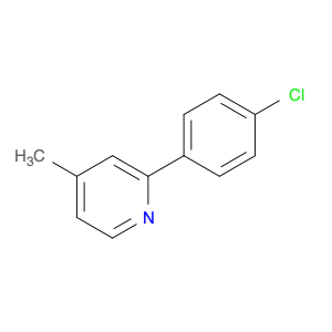 Pyridine, 2-(4-chlorophenyl)-4-methyl-