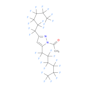 Ethanone, 1-[3,5-bis(1,1,2,2,3,3,4,4,5,5,6,6,6-tridecafluorohexyl)-1H-pyrazol-1-yl]-