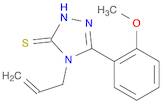 3H-1,2,4-Triazole-3-thione, 2,4-dihydro-5-(2-methoxyphenyl)-4-(2-propen-1-yl)-