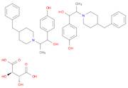 1-Piperidineethanol, α-(4-hydroxyphenyl)-β-methyl-4-(phenylmethyl)-, (2R,3R)-2,3-dihydroxybutanedi…