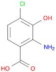 Benzoic acid, 2-amino-4-chloro-3-hydroxy-