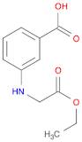 Benzoic acid, 3-[(2-ethoxy-2-oxoethyl)amino]-