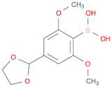 Boronic acid, [4-(1,3-dioxolan-2-yl)-2,6-dimethoxyphenyl]- (9CI)