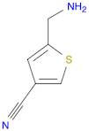 3-Thiophenecarbonitrile, 5-(aminomethyl)-