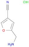 3-Furancarbonitrile, 5-(aminomethyl)-, hydrochloride (1:1)