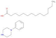 Tetradecanoic acid, compd. with 1-phenylpiperazine (1:1)