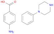 Benzoic acid, 4-amino-, compd. with 1-phenylpiperazine (1:1)