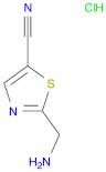 5-Thiazolecarbonitrile, 2-(aminomethyl)-, hydrochloride (1:1)