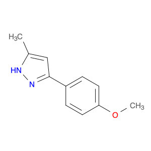 1H-Pyrazole, 3-(4-methoxyphenyl)-5-methyl-