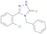 3H-1,2,4-Triazole-3-thione, 5-(2-chlorophenyl)-2,4-dihydro-4-(phenylmethyl)-