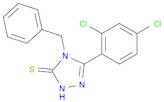 3H-1,2,4-Triazole-3-thione, 5-(2,4-dichlorophenyl)-2,4-dihydro-4-(phenylmethyl)-