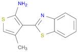 2-Thiophenamine, 3-(2-benzothiazolyl)-4-methyl-