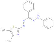 Methanone, [2-(4,5-dimethyl-2-thiazolyl)diazenyl]phenyl-, 2-phenylhydrazone