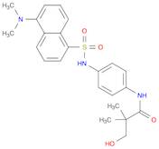 Propanamide, N-[4-[[[5-(dimethylamino)-1-naphthalenyl]sulfonyl]amino]phenyl]-2-(hydroxymethyl)-2-m…