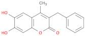 2H-1-Benzopyran-2-one, 6,7-dihydroxy-4-methyl-3-(phenylmethyl)-