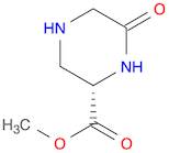 2-Piperazinecarboxylic acid, 6-oxo-, methyl ester, (2S)-