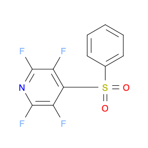 Pyridine, 2,3,5,6-tetrafluoro-4-(phenylsulfonyl)-