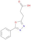 1,3,4-Oxadiazole-2-propanoicacid, 5-phenyl-