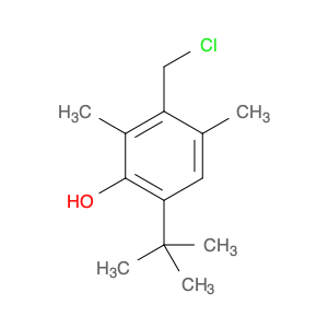 Phenol, 3-(chloromethyl)-6-(1,1-dimethylethyl)-2,4-dimethyl-