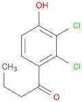 1-Butanone, 1-(2,3-dichloro-4-hydroxyphenyl)-