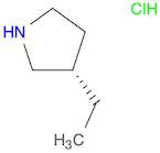 Pyrrolidine, 3-ethyl-, hydrochloride (1:1), (3S)-