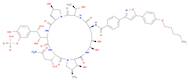 Pneumocandin A0, 1-[(4R,5R)-4,5-dihydroxy-N2-[4-[5-[4-(pentyloxy)phenyl]-3-isoxazolyl]benzoyl]-L-o…