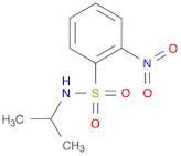 Benzenesulfonamide, N-(1-methylethyl)-2-nitro-