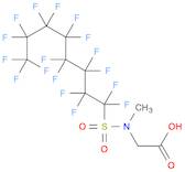 Glycine, N-[(1,1,2,2,3,3,4,4,5,5,6,6,7,7,8,8,8-heptadecafluorooctyl)sulfonyl]-N-methyl-