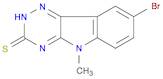 3H-1,2,4-Triazino[5,6-b]indole-3-thione, 8-bromo-2,5-dihydro-5-methyl-