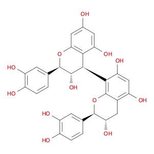 [4,8'-Bi-2H-1-benzopyran]-3,3',5,5',7,7'-hexol, 2,2'-bis(3,4-dihydroxyphenyl)-3,3',4,4'-tetrahydro…