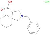 2-Azaspiro[4.5]decane-4-carboxylic acid, 2-(phenylmethyl)-, hydrochloride (1:1)