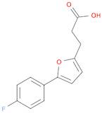 2-Furanpropanoic acid, 5-(4-fluorophenyl)-