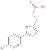 2-Furanpropanoic acid, 5-(4-chlorophenyl)-