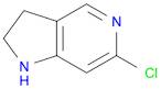 1H-Pyrrolo[3,2-c]pyridine, 6-chloro-2,3-dihydro-