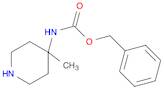 Carbamic acid, N-(4-methyl-4-piperidinyl)-, phenylmethyl ester