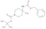 1-Piperidinecarboxylic acid, 4-methyl-4-[[(phenylmethoxy)carbonyl]amino]-, 1,1-dimethylethyl ester