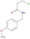 Propanamide, 3-chloro-N-[(4-methoxyphenyl)methyl]-