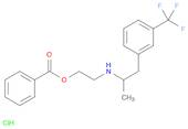 Ethanol, 2-[[1-methyl-2-[3-(trifluoromethyl)phenyl]ethyl]amino]-, 1-benzoate, hydrochloride (1:1)