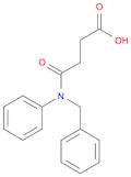 Butanoic acid, 4-oxo-4-[phenyl(phenylmethyl)amino]-